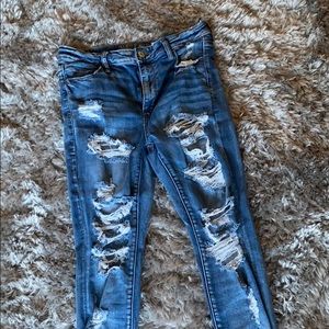 American eagle super ripped super stretch skinny